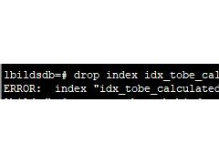 PostgreSql 重建索引的操作