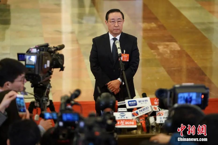 资料图:傅政华。中新社记者 崔楠 摄