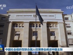 中国社会组织在联合国人权理事会阐述中国主张