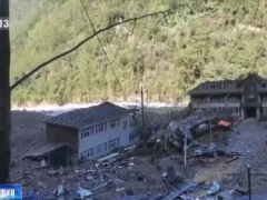 云南贡山泥石流灾害抢险救援正在进行 756户已经恢复供电