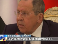俄外长拉夫罗夫：美国多行不义 无权指责别人