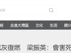 “港独”组织欲在台死灰复燃，梁振英直斥：会害死在台港人