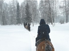 基层现场|新疆布尔津:为了一场公开听证会 检察官骑马踏雪而来