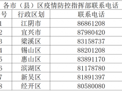 无锡：一例初筛阳性人员在锡山区、新吴区等地有活动轨迹，寻找接触者