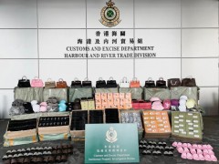 香港海关检获约21000件怀疑冒牌及走私货物