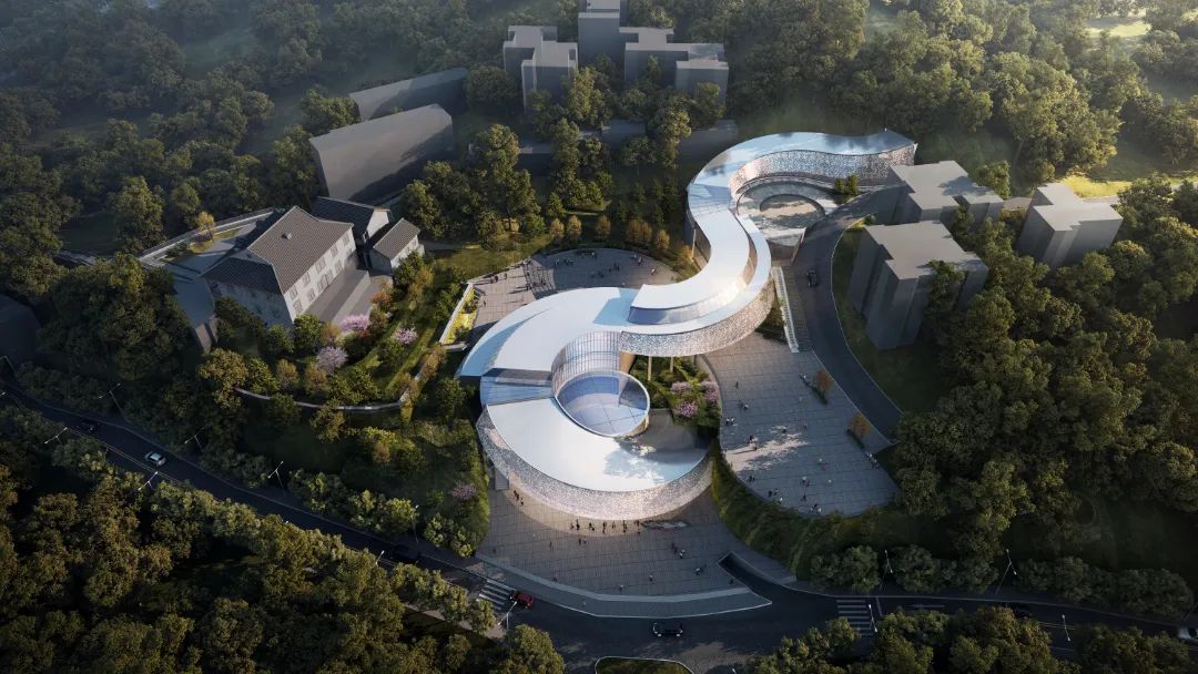 徐悲鸿艺术街区鸟瞰图 江北区委宣传部供图