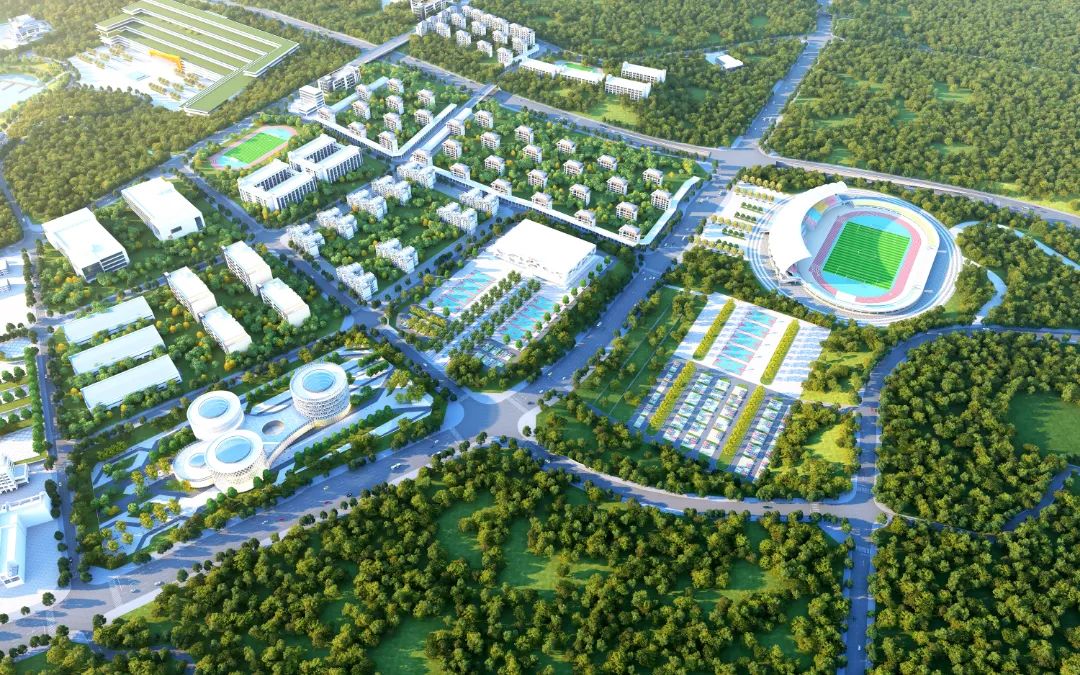 五宝国际运动城效果图 江北区委宣传部供图