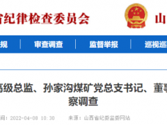 山西1人接受纪律审查和监察调查