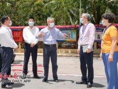 沈晓明在三亚市调研社区疫情防控工作