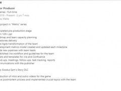 《地铁》新作预制作阶段已完成 正计划未来开发路线