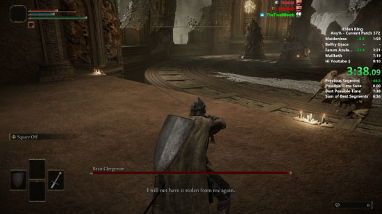 马都不要了! 《艾尔登法环》Any%速通新记录耗时8分56秒