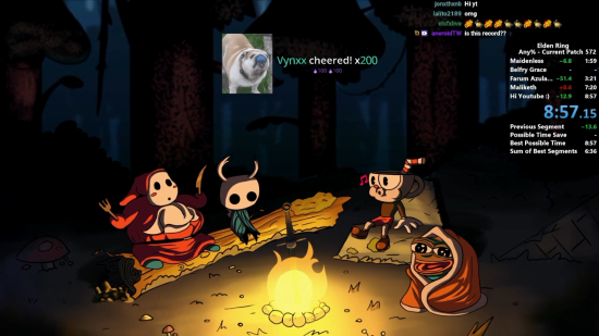 马都不要了! 《艾尔登法环》Any%速通新记录耗时8分56秒