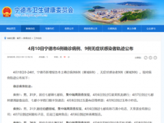 刚刚轨迹公布！福建宁德10日新增本土“6+9”！