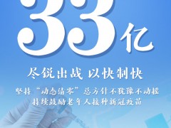 全国新冠疫苗接种剂次超33亿