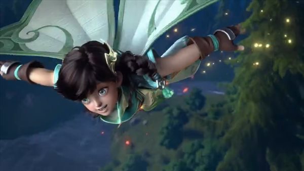 《王者荣耀》新英雄桑启CG动画 星星萤火,洒落成光