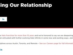 第三方工作室正开发《光环无限》“激动人心”新内容