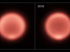 海王星大气温度出现异常变化：夏季降温，南极升温