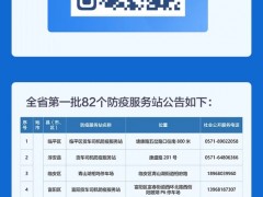 浙江公布第一批货车司机防疫服务站