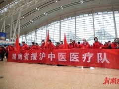 刚刚！湖南省援沪中医医疗队606人集结出征