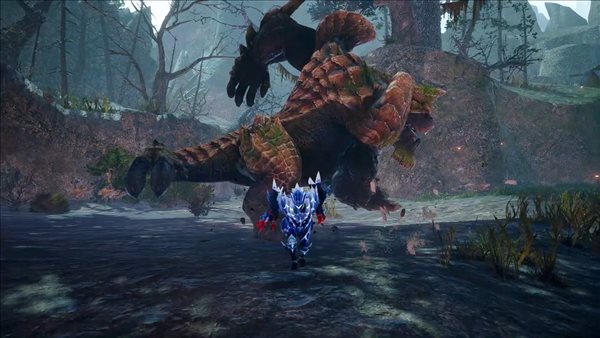 《怪猎崛起》DLC“曙光”新演示 王域三侯之刚缠兽