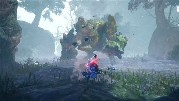 《怪猎崛起》DLC“曙光”新演示 王域三侯之刚缠兽