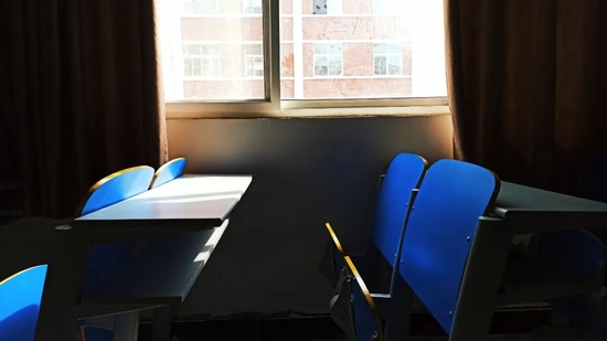 封校中的教室&nbsp; 图/图虫创意