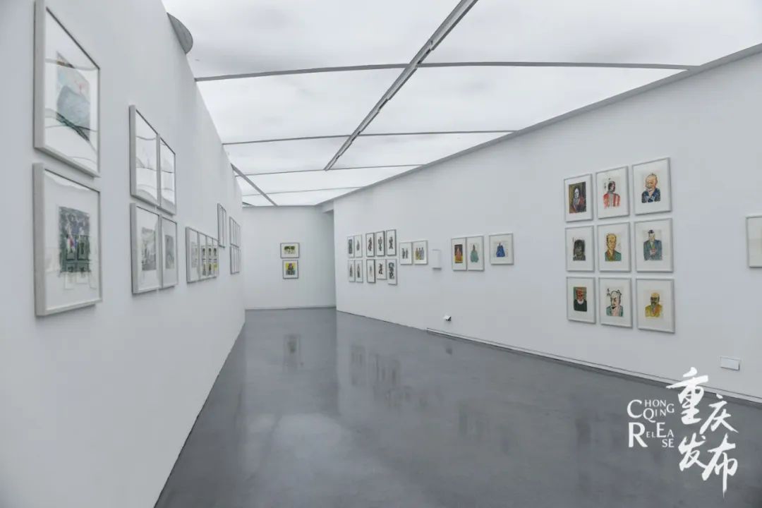 “画家黑泽明”绘画作品展现场 邹乐 摄