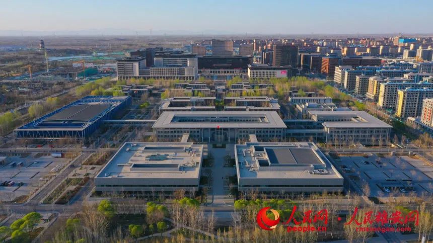 图为雄安市民服务中心。人民网 李兆民摄