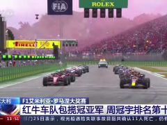 F1艾米利亚·罗马涅大奖赛 红牛车队包揽冠亚军 周冠宇排名第十五