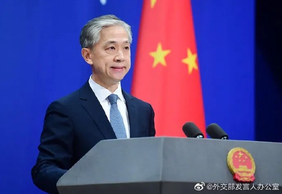 汪文斌&nbsp;图源外交部发言人办公室