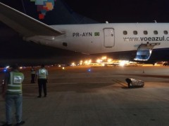 两架飞机在巴西一机场停机坪相撞 无人员伤亡