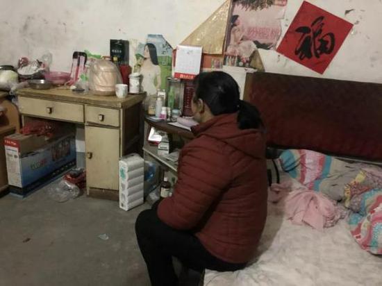 朱大红租住在合肥,从不让娘家人来看