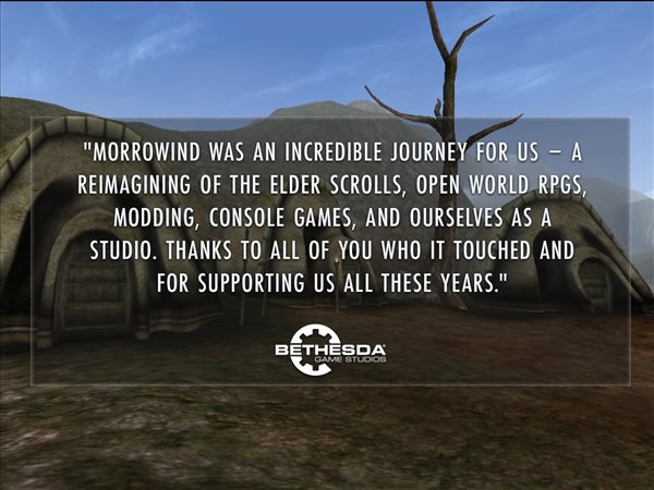 生日快乐!B社发文纪念《上古卷轴3:晨风》发售20周年