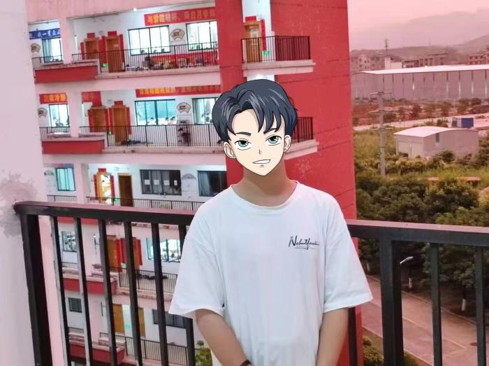 学生小钟近照。受访者提供