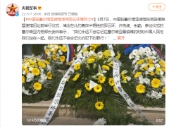 中国驻塞尔维亚使馆凭吊邵云环等烈士