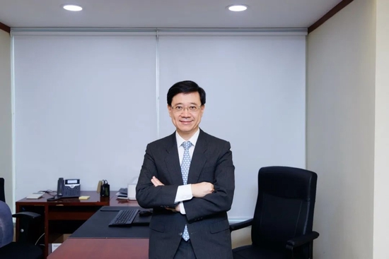 ·李家超(资料图)。图片来源:李家超竞选网站。