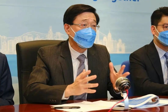 ·李家超(资料图)。图片来源:李家超竞选网站。