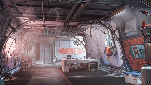 《星空》新概念艺术图 建筑内部设计,工业科技美感
