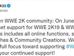 《WWE 2K》19/20六月末关闭服务器 停止在线功能