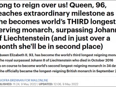 英女王缺席议会开幕式，英媒：系1963年以来首次缺席