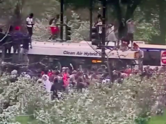美新冠疫情死亡人数超百万前一晚，400人在芝加哥参加“酒精派对”