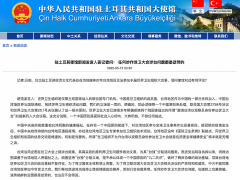 驻土耳其使馆新闻发言人答记者问：任何炒作世卫大会涉台问题都是徒劳的