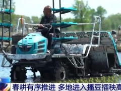 春耕工作正有序推进 吉林多地进入播豆插秧高峰期