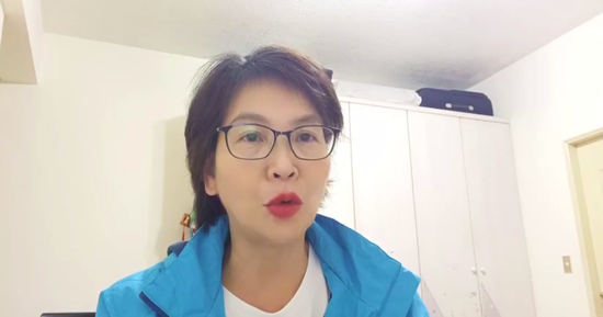 蔡壁如。蔡壁如脸书视频截图