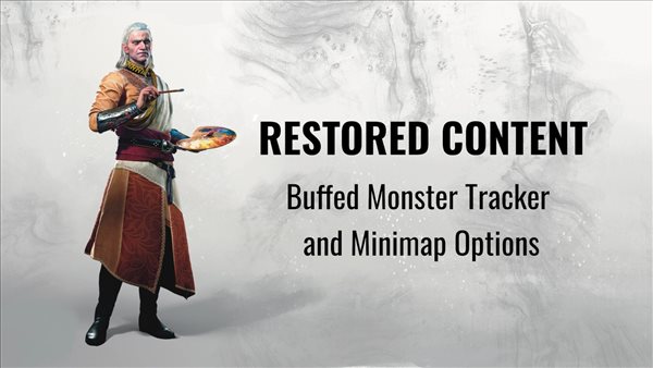 《巫师3》恢复内容MOD 增强怪物追踪器、小地图