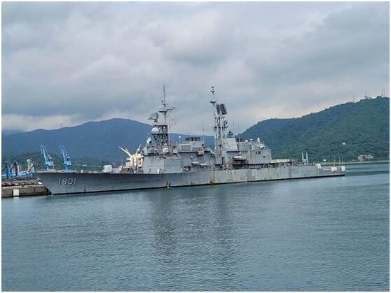 台海军基隆舰1801资料图(图片来源:中时新闻网)