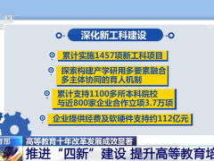 教育这十年 | 推进“四新”建设 提升高等教育培养质量