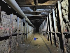 美墨边境发现大型地下贩毒通道：内设铁路 长度堪比6个足球场