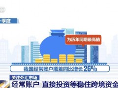我国外汇收支延续顺差格局 最新形势出现了哪些变化→