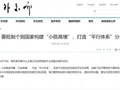 王毅：输送武器换不来乌克兰的和平 中方支持俄乌继续和谈